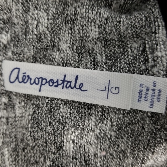 AEROPOSTALE | sheer blouse with knit arms - Picture 4 of 5